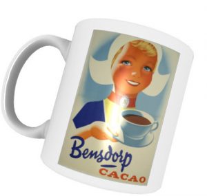 Tasse mit Retromotiv - Bensdorp Cacao